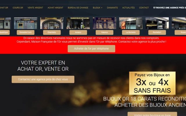 Comptoir Maison Française de l’Or